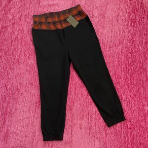 Nicholas K Jax Sweatpants Black Crimson Red Size Small